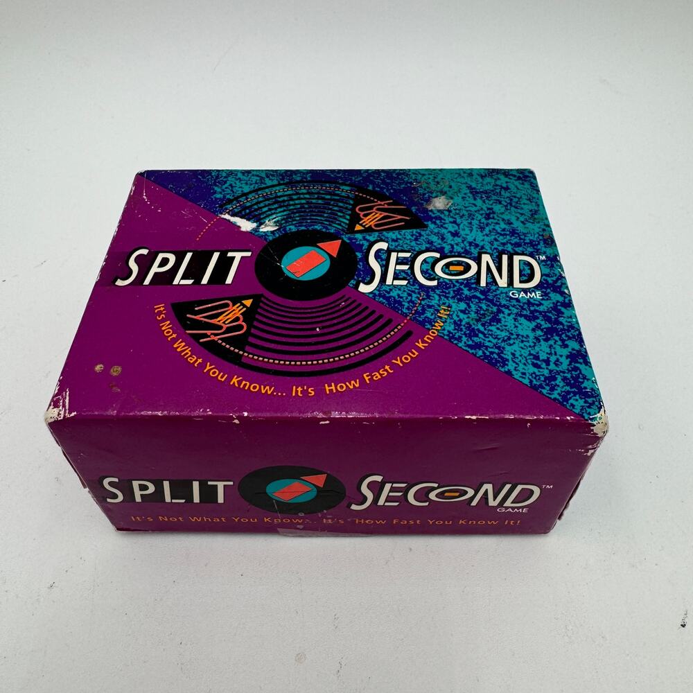Vintage Split Second Card Set 1992 Edition